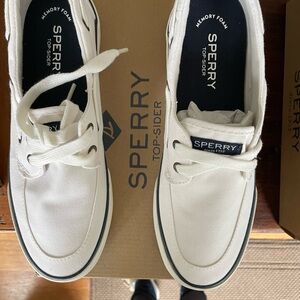 Sperry Women’s White Boat Sneakers